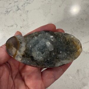 Agate Geode Money Boat